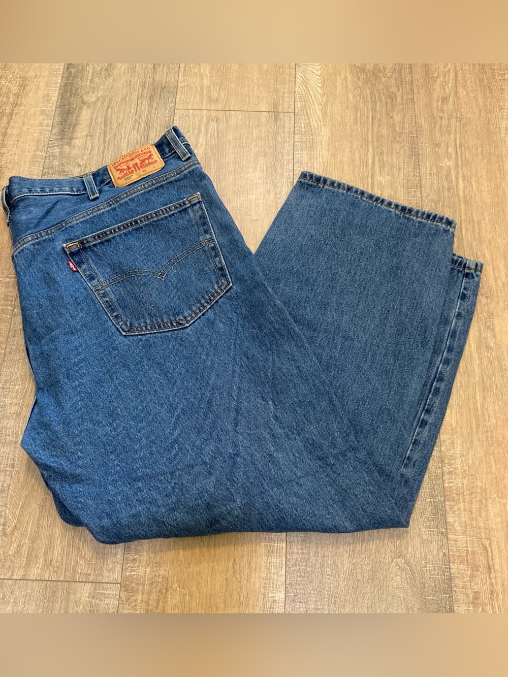 Levi's 550 Mens Blue Denim Jeans Relaxed Fit Sz 46 X 30 Med Wash